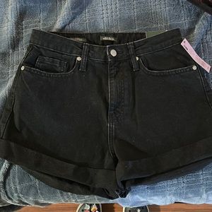 Highest rise mom shorts